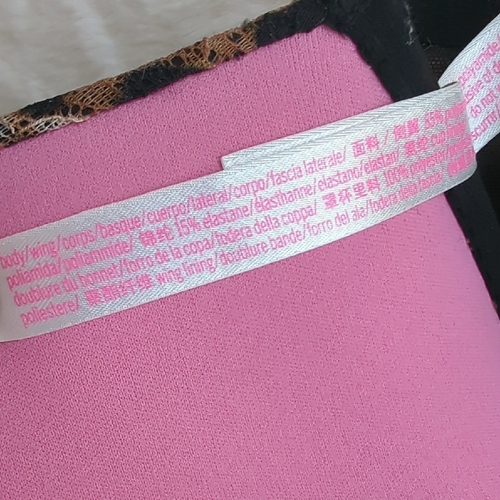 PINK Victoria's Secret Leopard Print Date Push-up Bra - Picture 7 of 7